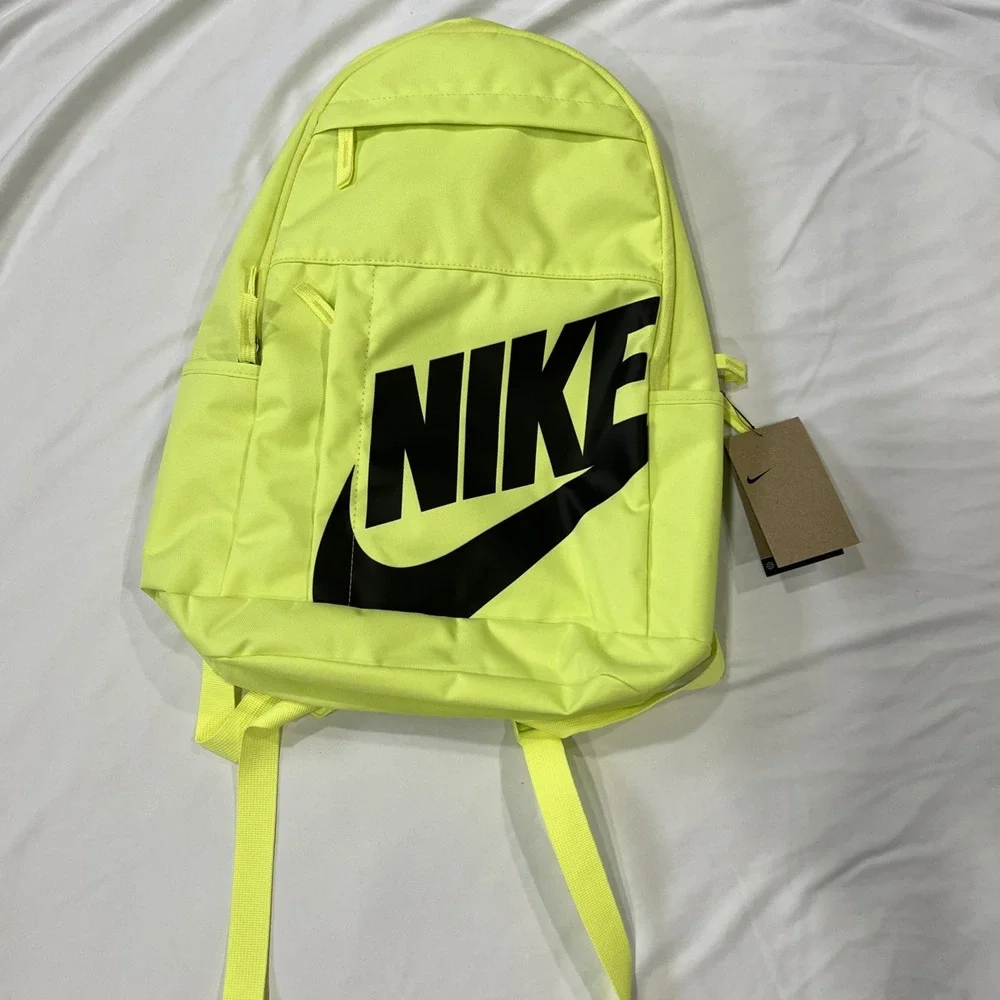 Nike Elemental Backpack Lemon Twist Black DD0559-736 NWT Unisex